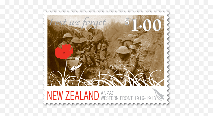 The Anzac Series - Stories Of Nationhood Nz Post Collectables Dot Emoji,Emotion Stamps