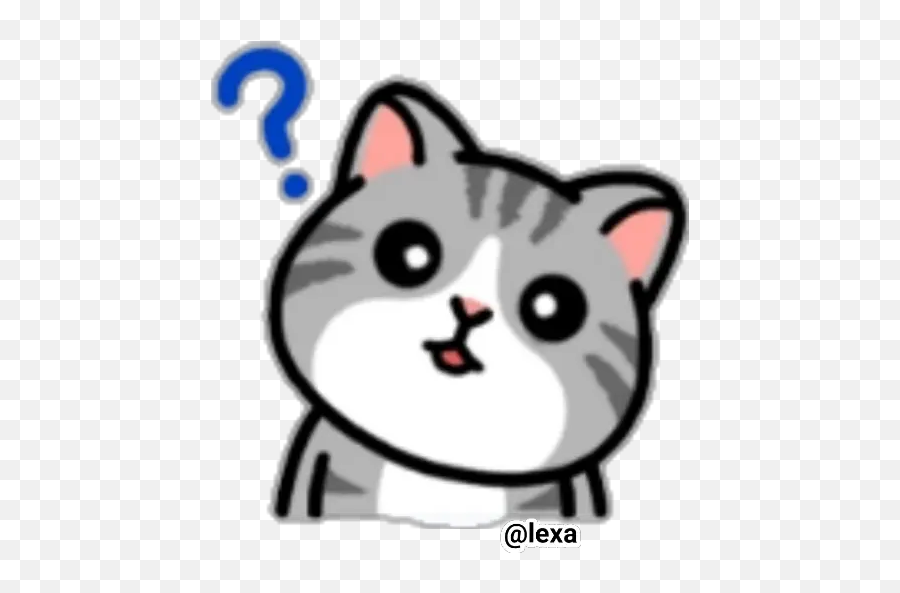 Sticker Maker - Cat Daily Life Emoji Dot,Kitten Emoticon 28x28