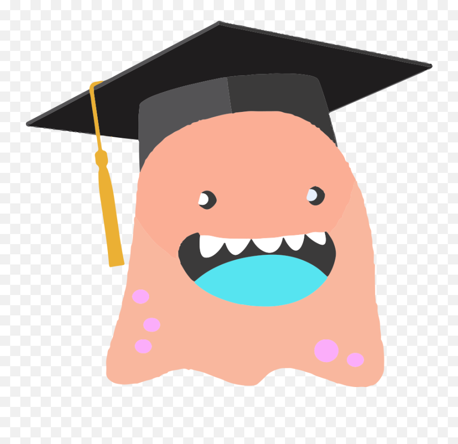 Teens U2013 Mini Monsters - Square Academic Cap Emoji,Happy Emotion Graduation