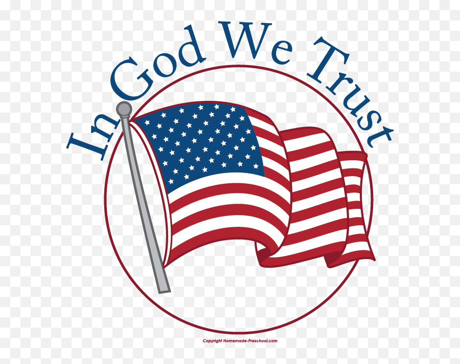 Free Patriotic Clipart - God We Trust Clipart Emoji,Waving American Flags Animated Emoticons
