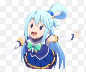 Aqua Kazuma - Konosuba Aqua Png Emoji,Aqua Emoticon Konosuba