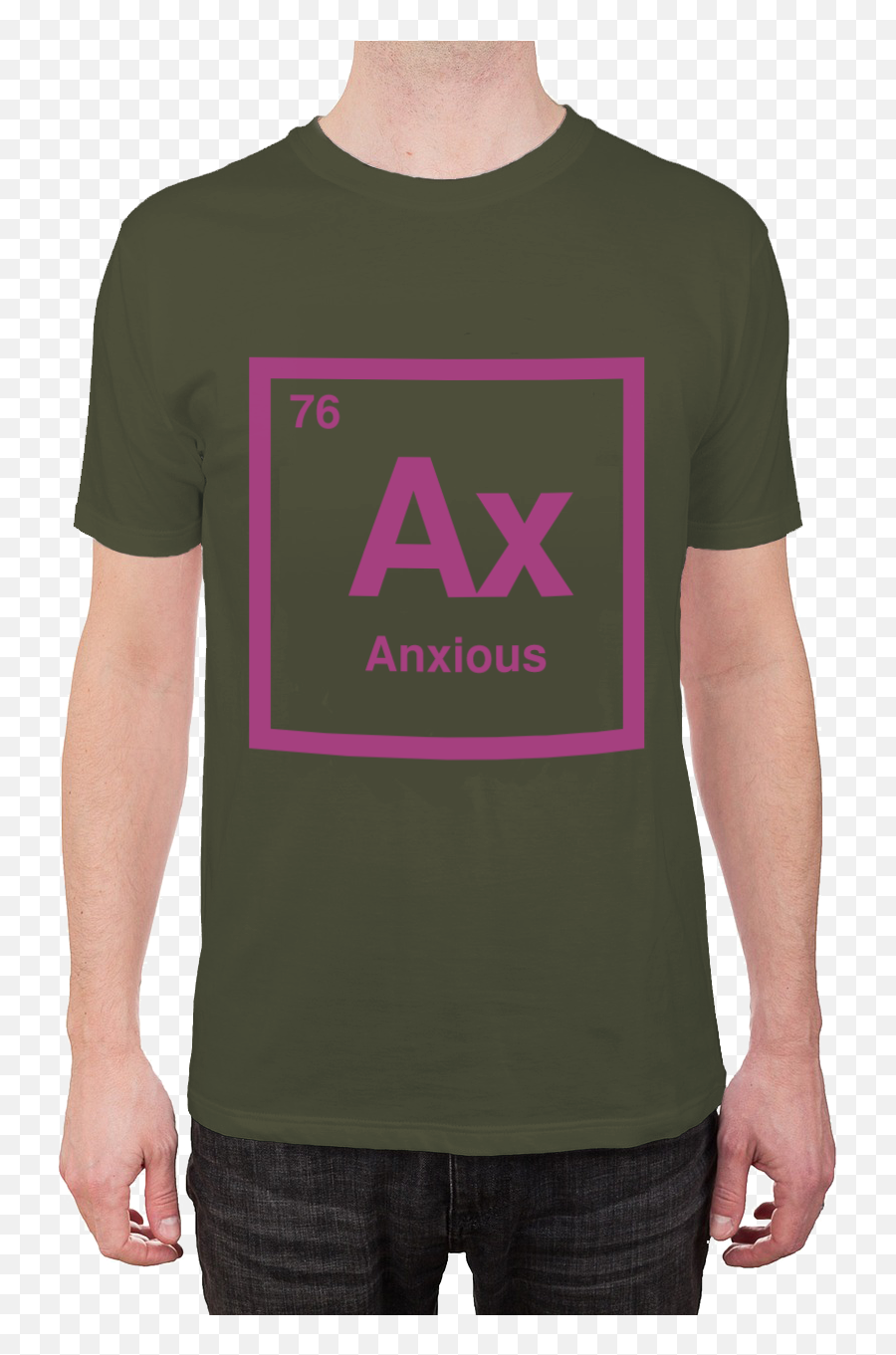 Anxious T - Shirt Unisex Emoji,100 Emotions