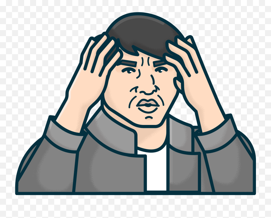 Jackie Chan Confused Meme Clipart - Worry Emoji,Jackie Chan Emoji