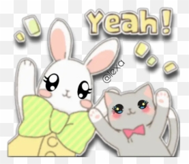 Sticker Maker - Rollito De Conejo Happy Emoji,Emoticon Conejo Facebook