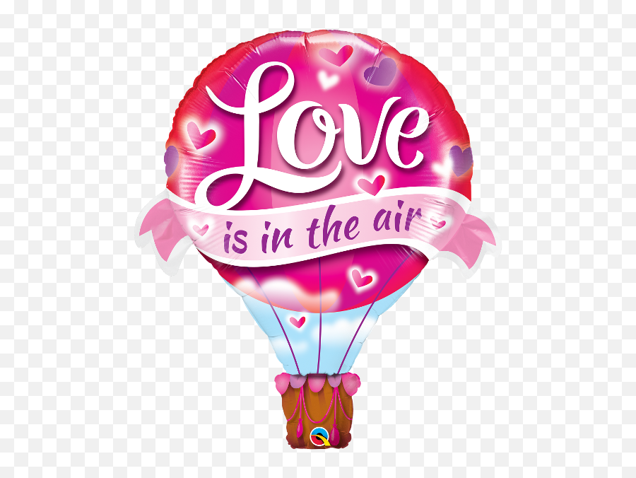 Love Is In The Air 42 Supershape Balloon - Balloon Clipart Emoji,Hot Love & Emotion Virginelle