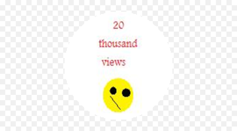 20k Views Badge Medium - Roblox Emoji,Views Emoticon\