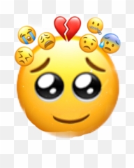 Ik I Dont Post But Likr Sticker - Puppy Dog Eyes Emoji,1st Emoji