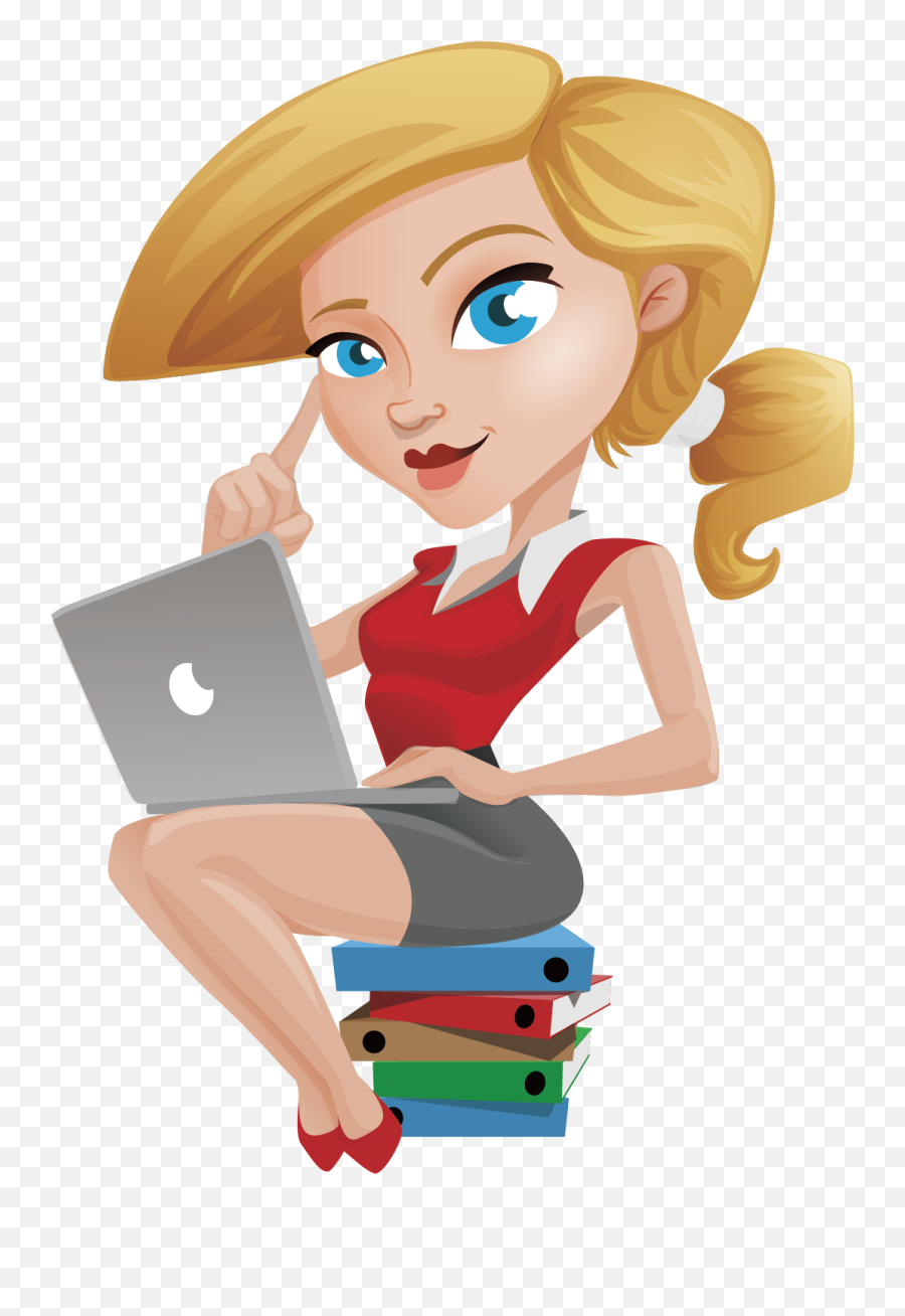 Girl Using Laptop Clipart Transparent Png Png Mart Emoji,Girl Laptop Emoji