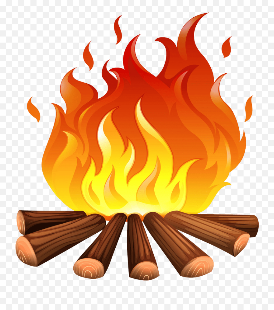 Campfire Clipart Transparent 1 - Clipart World Emoji,Camp Fire Emoji