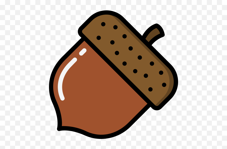 Acorn - Free Food Icons Emoji,Brown Dot Emoji