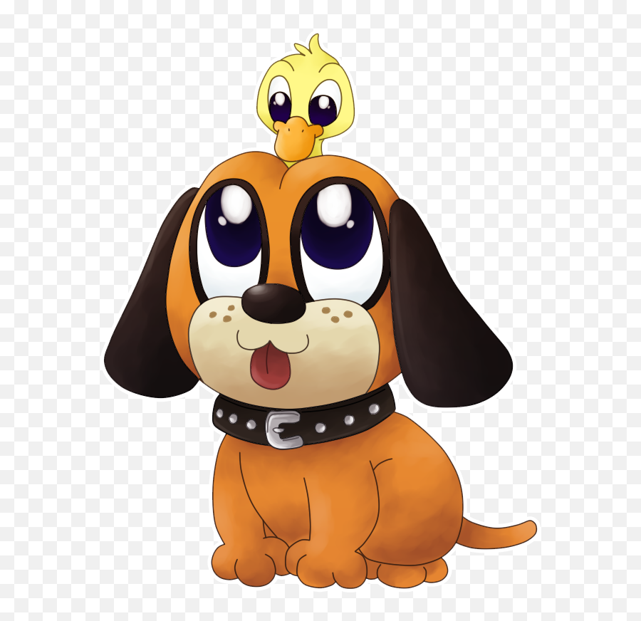 Duckling Clipart Mother Baby Dog - Clip Art Of Dog And Duck Emoji,Baby Duck Emoji