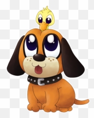Duckling Clipart Mother Baby Dog - Clip Art Of Dog And Duck Emoji,Baby Duck Emoji