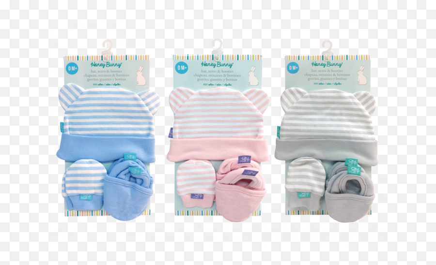 Honey Bunny Newborn Hat Mitts - Knee Pad Emoji,Bunny Emoji Pillow