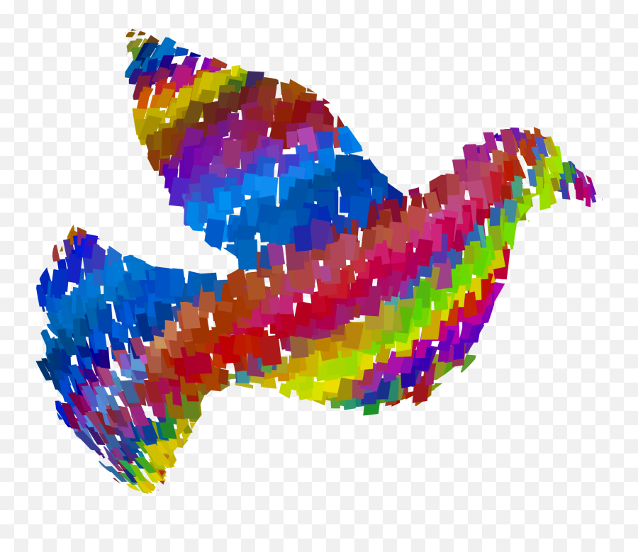 Download Psychedelic Clipart Dove Peace - Clip Art Emoji,Dove Of Peace Emoji