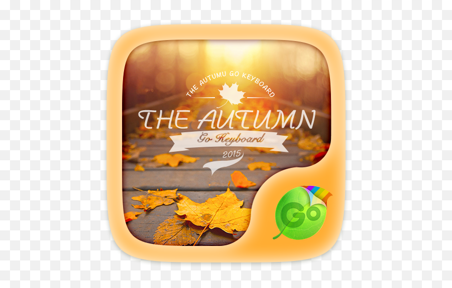 The Autumn Go Keyboard Theme - Go Keyboard Emoji,Autumn Emoticons