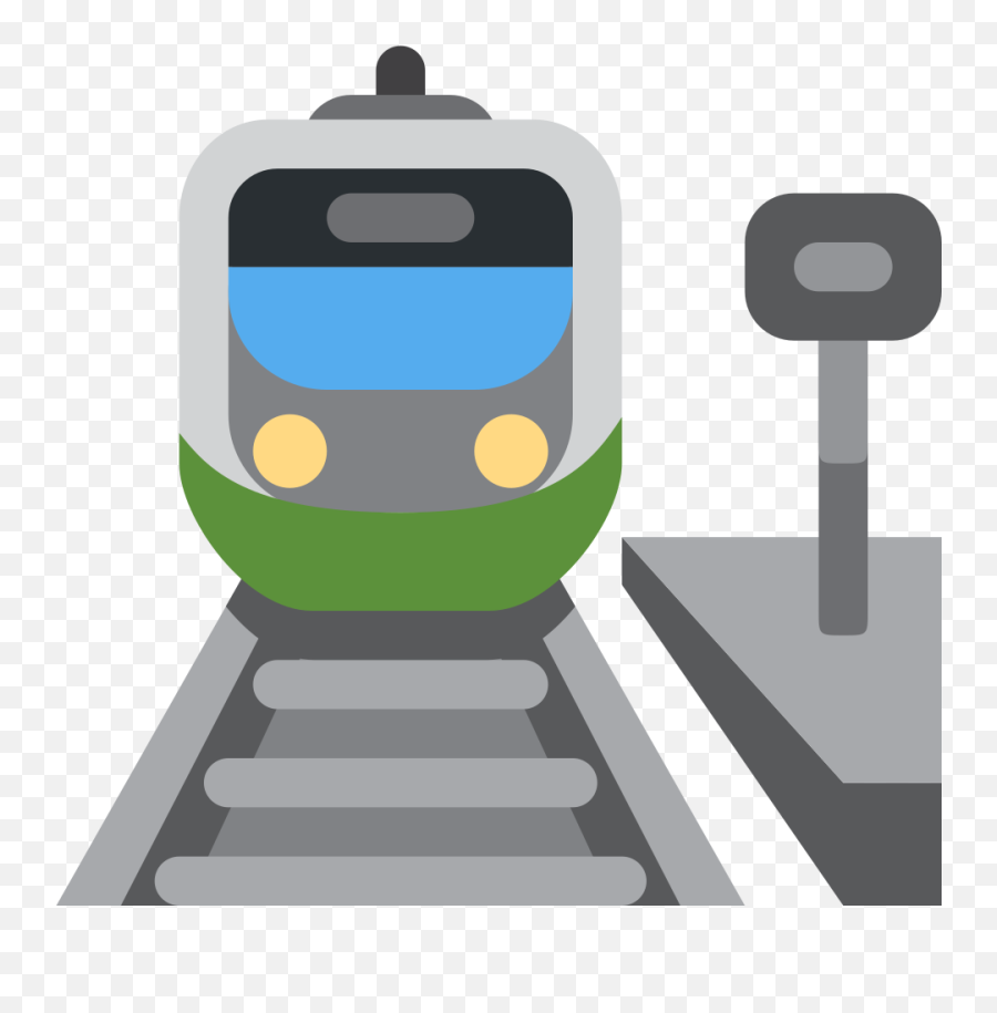Station Emoji Meaning With Pictures - Rail Train Icon Png,Emoji The Green Hornet