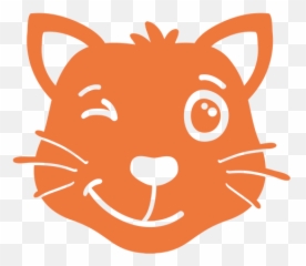 Cat Wink Head Muzzle Flat - Transparent Png U0026 Svg Vector File Happy Emoji,Emotion Winks