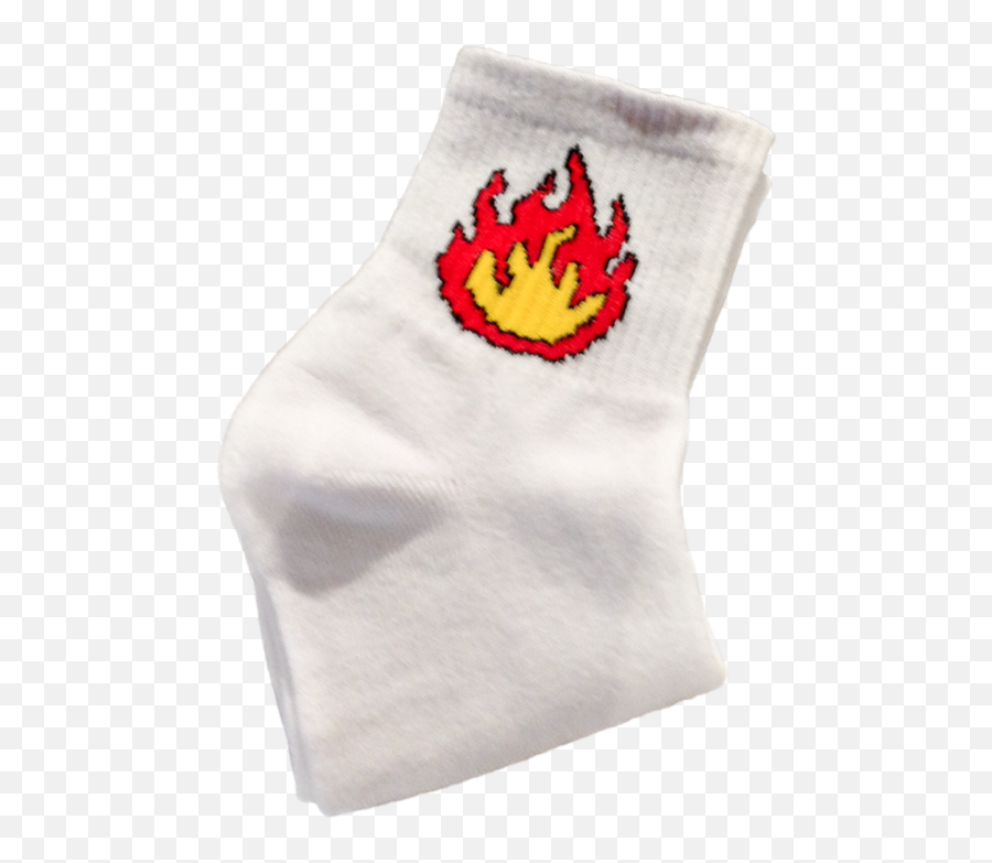 Flame Emoji Socks - Unisex,Socks Emoji Png