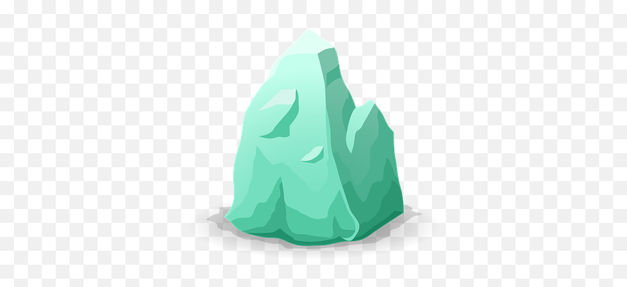 Free Rocks Mountain Vectors - Iceberg Verde Emoji,Emotions Rocks