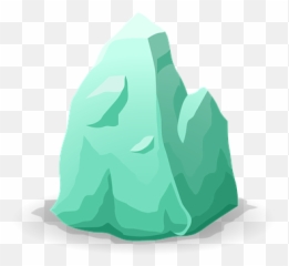 Free Rocks Mountain Vectors - Iceberg Verde Emoji,Emotions Rocks
