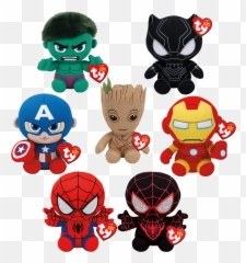 Marvel Bundle - Ty Marvel Emoji,The Emoji Movie Collectible Figures