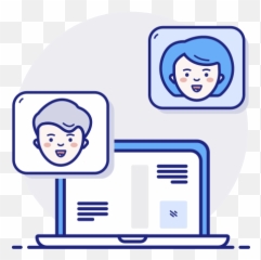 Chat Laptop Conversation Support Free Icon Of Essential Pack - Wordpress Emoji,Facebook Emoticons Laptop