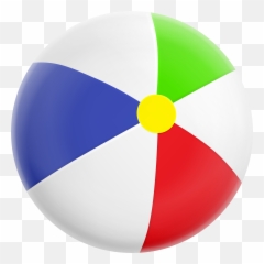 Beach Ball Transparent Clip Art Png Emoji,Beach Ball Emoji Transparent