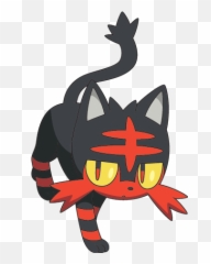 Litten - Fictional Character Emoji,Emotions Of Popplio