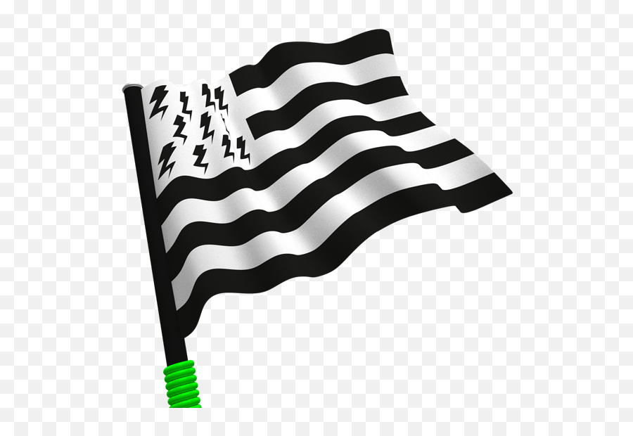 Lagence - Flagpole Emoji,Drapeau Breton Emojis