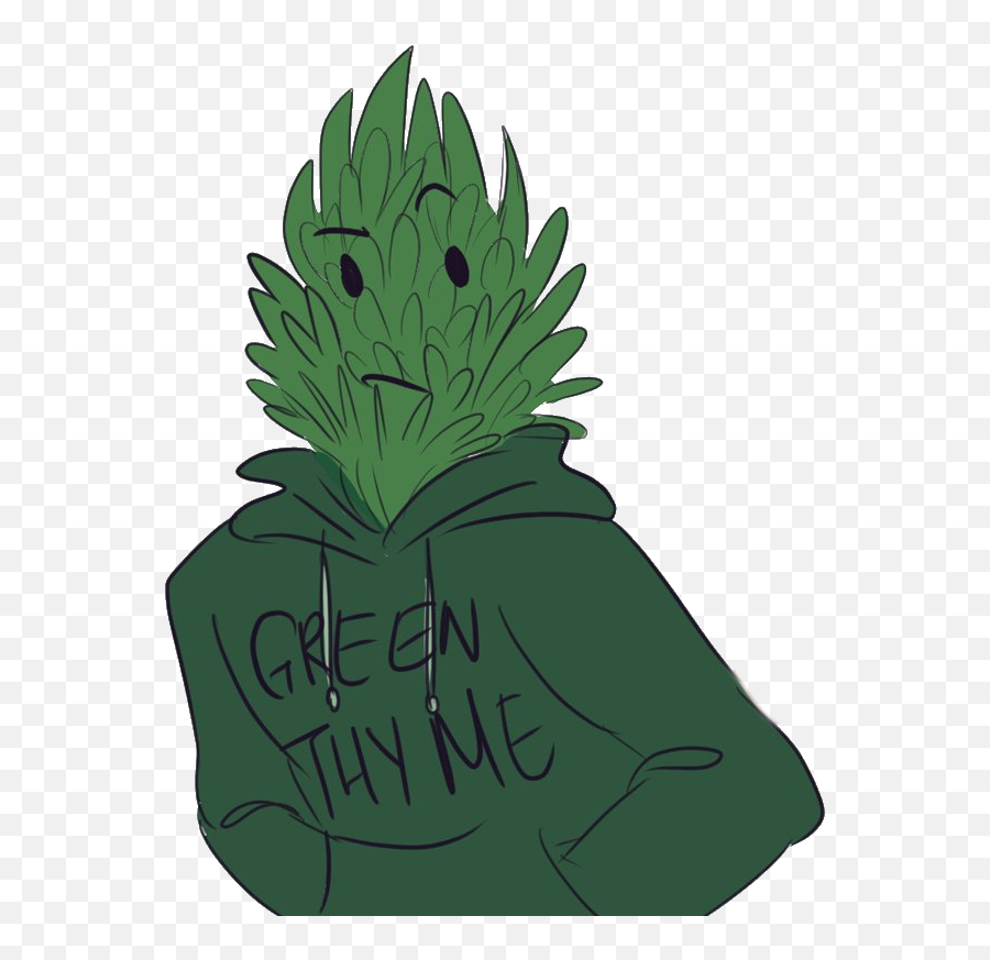 Greenthyme On Twitter This Is The New Greenthyme The Oc - Language Emoji,Herb Emoji