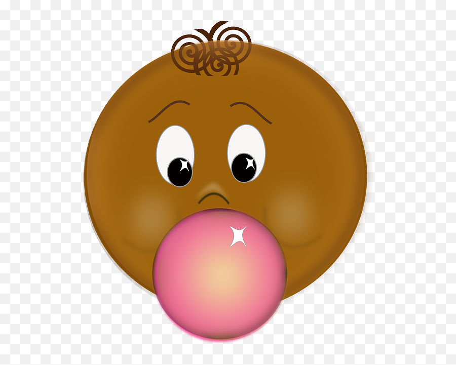 Gum Clipart Emoji Gum Emoji Transparent Free For Download - Face With Bubble Gum Clipart,Gumball Emoji