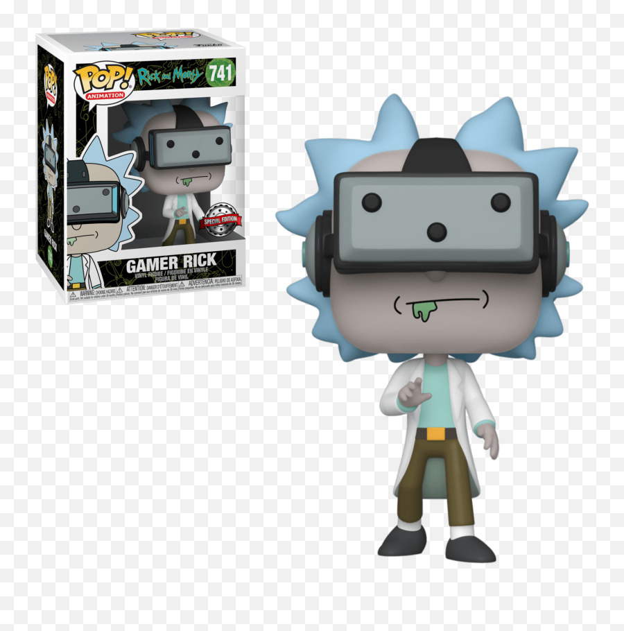 Pop Animation - Rick U0026 Morty 741 Gamer Rick Funko Rick And Morty Game Stop Emoji,Pusheen Emotions