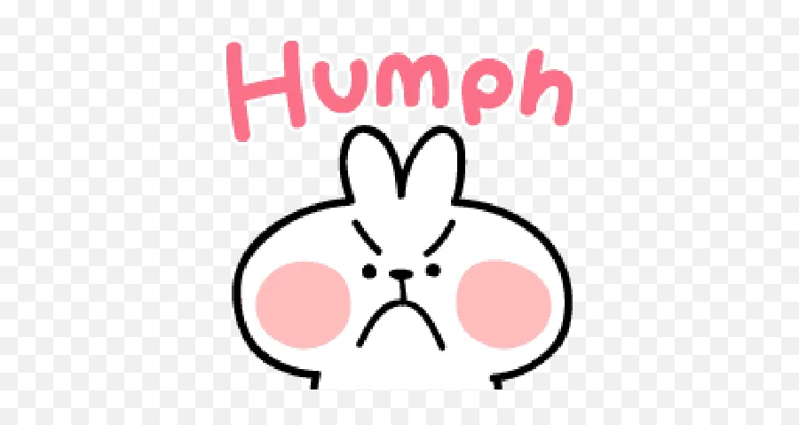 Poiled Rabbit A Word Emoji 2 Sticker Pack - Stickers Cloud,Hmm Emoji Sticker Poiled Rabbit A Word Emoji 2 Sticker Pack - Stickers Cloud,Hmm Emoji Sticker