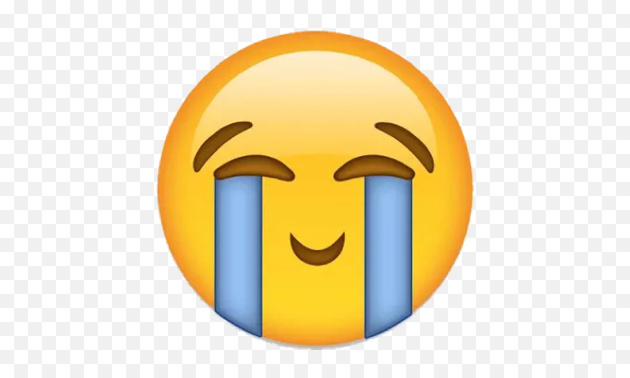 Emojies Whatsapp Stickers - Stickers Cloud Happy And Crying Emoji,Winking Emoji