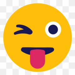 Emoji Emoticons Tongue Icon - Happy,Free Emoticons