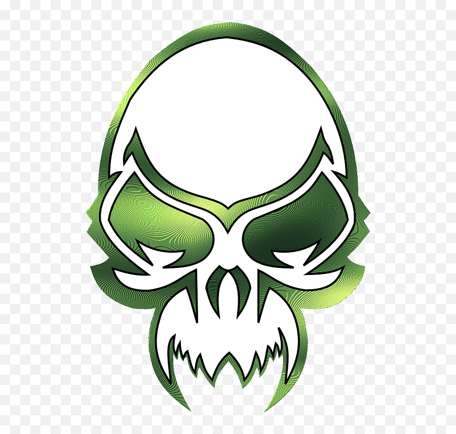 Alien Skull Head Monster Devil Png Picpng - Tribal Tattoo Designs Emoji,Skull Emoticon Facebook