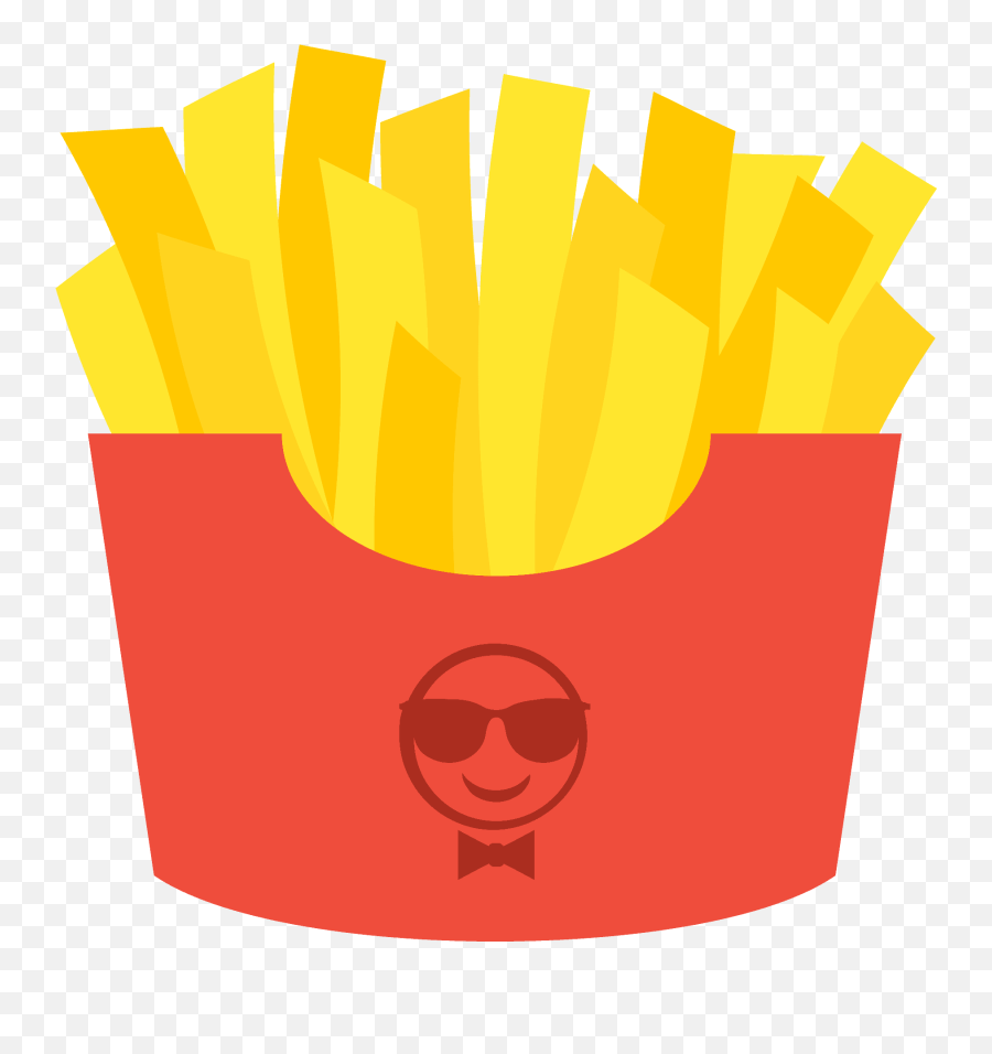 French Fries Emoji Clipart - National French Fry Day Meme,Fries Emoji