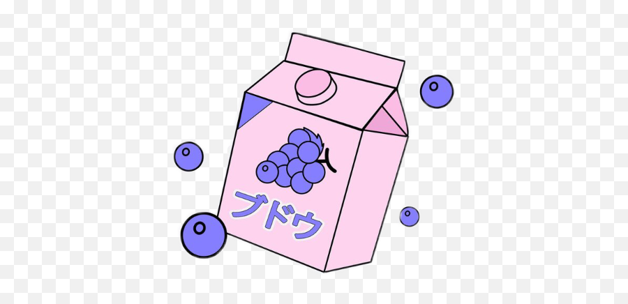 Grape Juice Grapejuice Cute Sticker - Kawaii Grape Juice Emoji,Juice Box Emoji