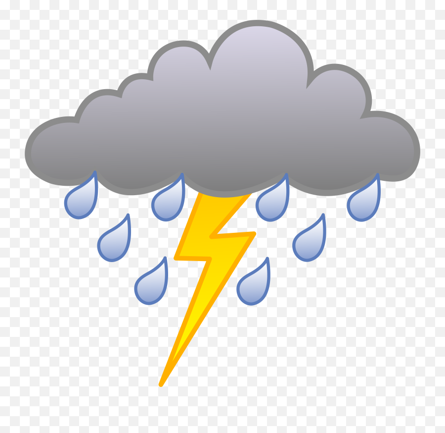 Free Rain Clipart Transparent Download - Storm Cloud Clipart Emoji,Thunderstorm Emoji