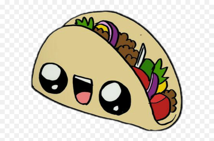 Taco Kawai Fun Summer Mylife Irina - Dibujos De Tacos Kawaii Emoji,Taco Emoji App