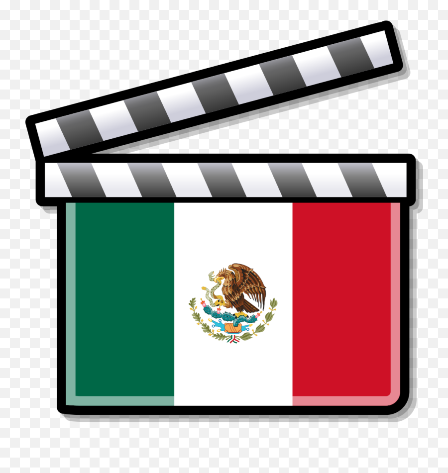 Mexico Film Clapperboard - Mexico Flag Emoji,Mexican Flag Emoji