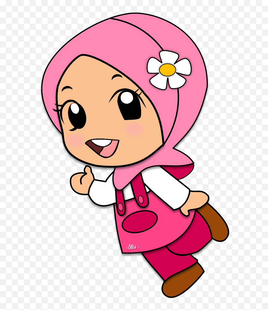 Fingers Clipart Islam Fingers Islam - Muslim Girl Clipart Emoji,Animasi Emotion