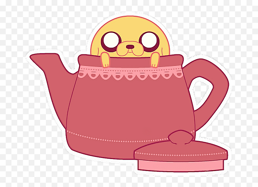 Teapot Tea Jakethedog Sticker By Betiana - Girly Emoji,Tea Pot Emoji