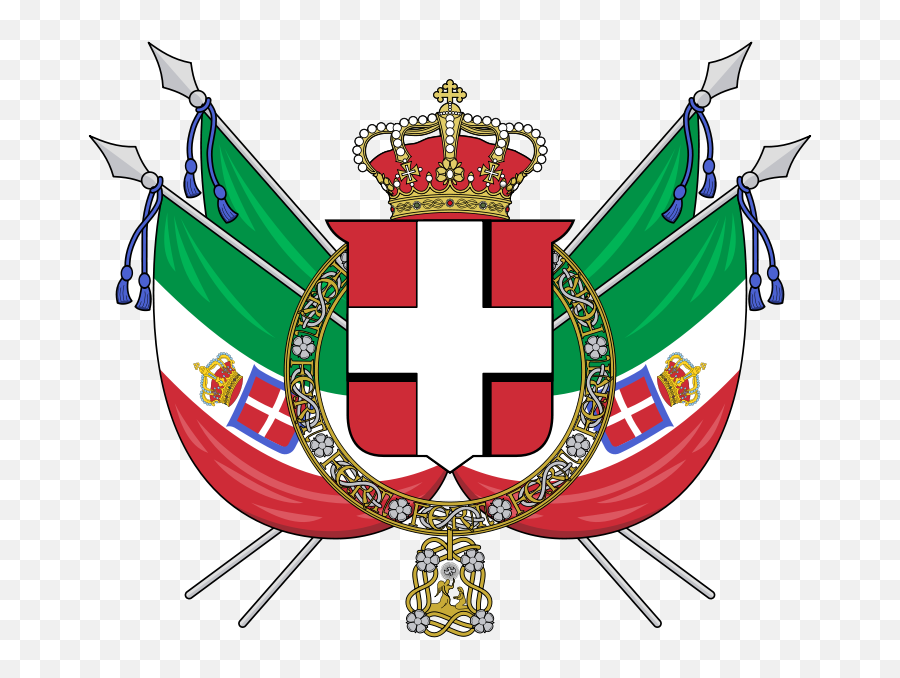 The Italian Monarchist Symbols - Kingdom Of Italy Coat Of Arms Emoji,Italian Flag Emoji