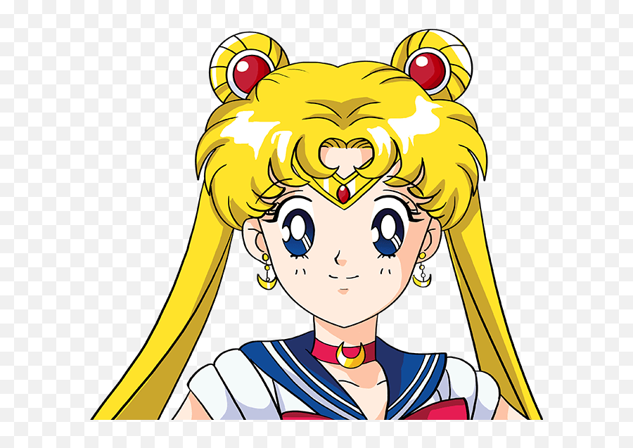 How To Draw Sailor Moon - Easy Anime Character Drawings Colored Emoji,Super Sailor Moon S Various Emotion Tutorial