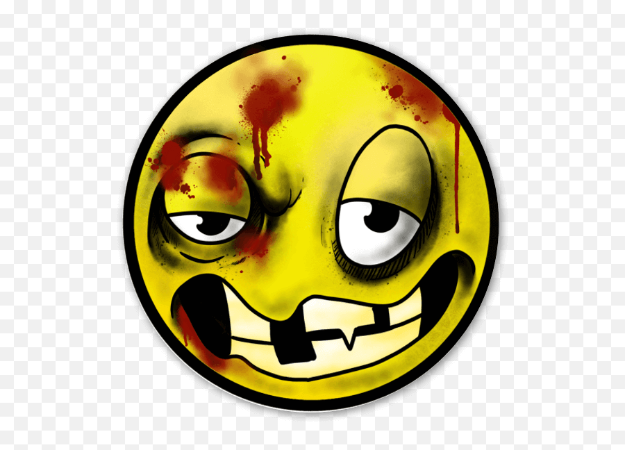 Die Cut Just Keep Smiling - Smiley Face Cartoon Template Png Emoji,Skull Kid Emoticon