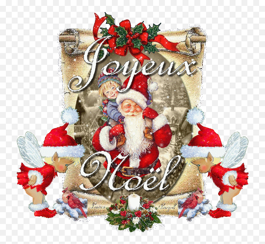 Gifs Hermosos Cosas Navidñas Encontradas En La Web - Joyeux Noël Père Noël Emoji,Emoticon Navisdad