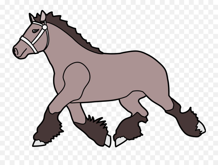 Kids Clipart Horse Kids Horse - Shire Clipart Emoji,Cartoon Horse Faces Emotion