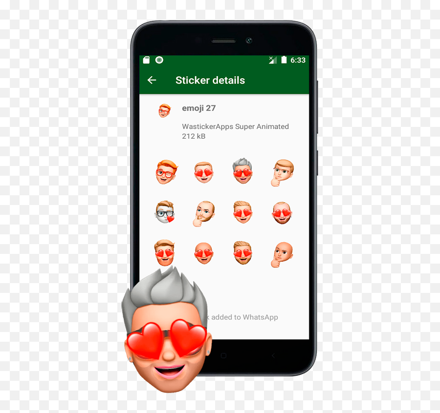 New Stickers Of Emojis In 3d - Memoji Boy,4.0.3 Android Emojis