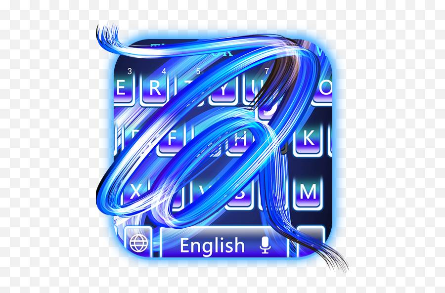 Blue Luminous Light With Keyboard Theme - Apps En Google Play Language Emoji,Emoticon De Calavera